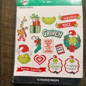 Grinch Christmas Photo Props Set